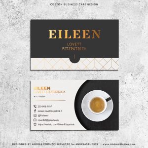 Premade Business Cards - Coffee