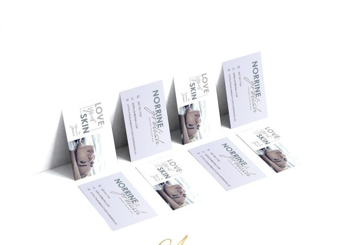 Premade Business Card - Skin Care