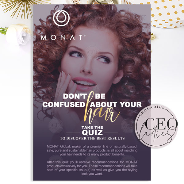 Monat Hair Quiz CEOladies Front